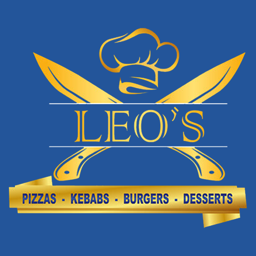 Leo's Pizza and Grill logo.